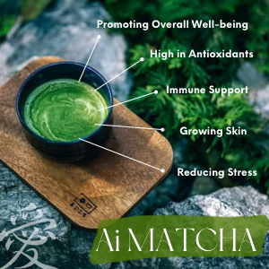 Ai MATCHA Superior Ceremonial Grade Japanese Matcha Green Tea Powder